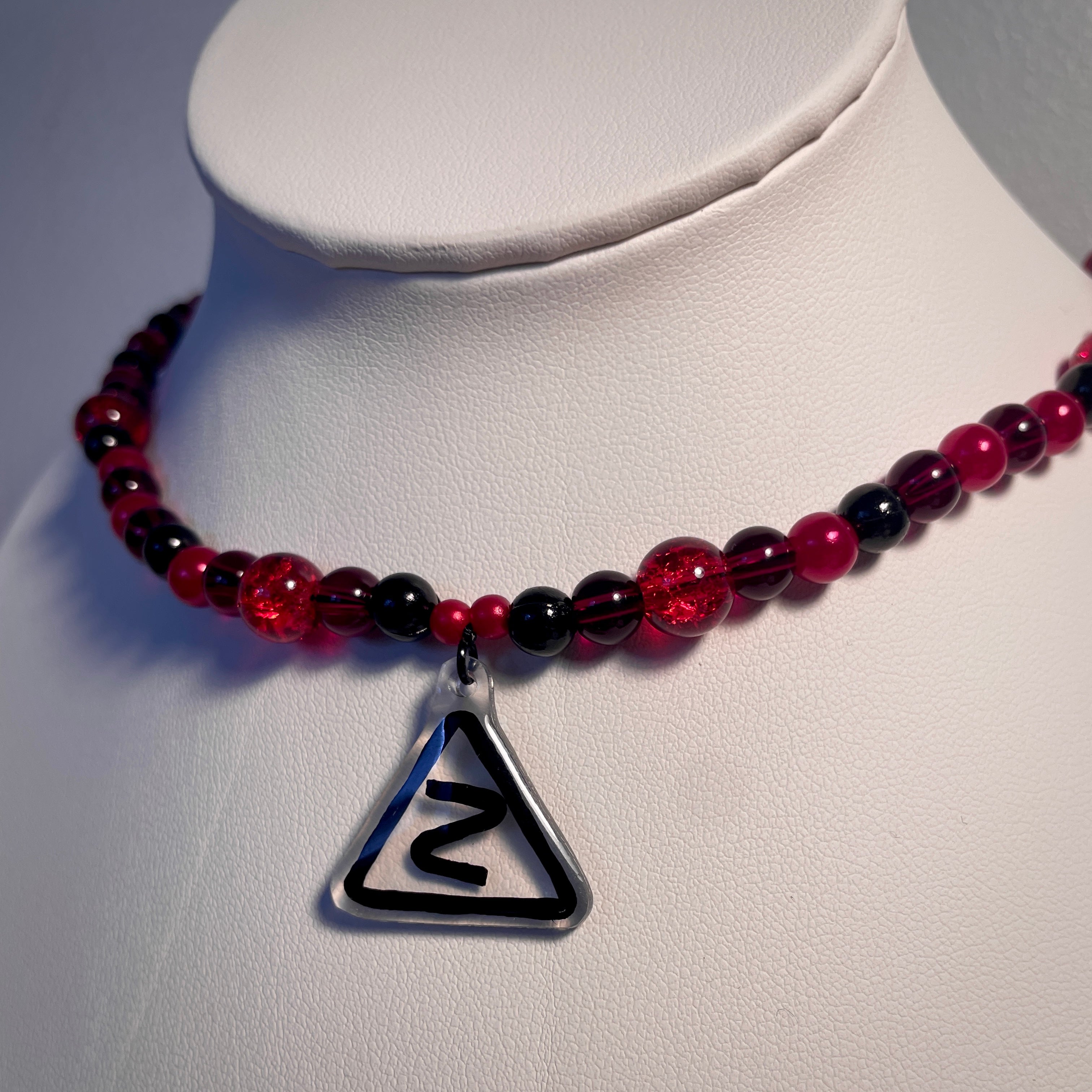 Dangerous Bend Symbol Choker