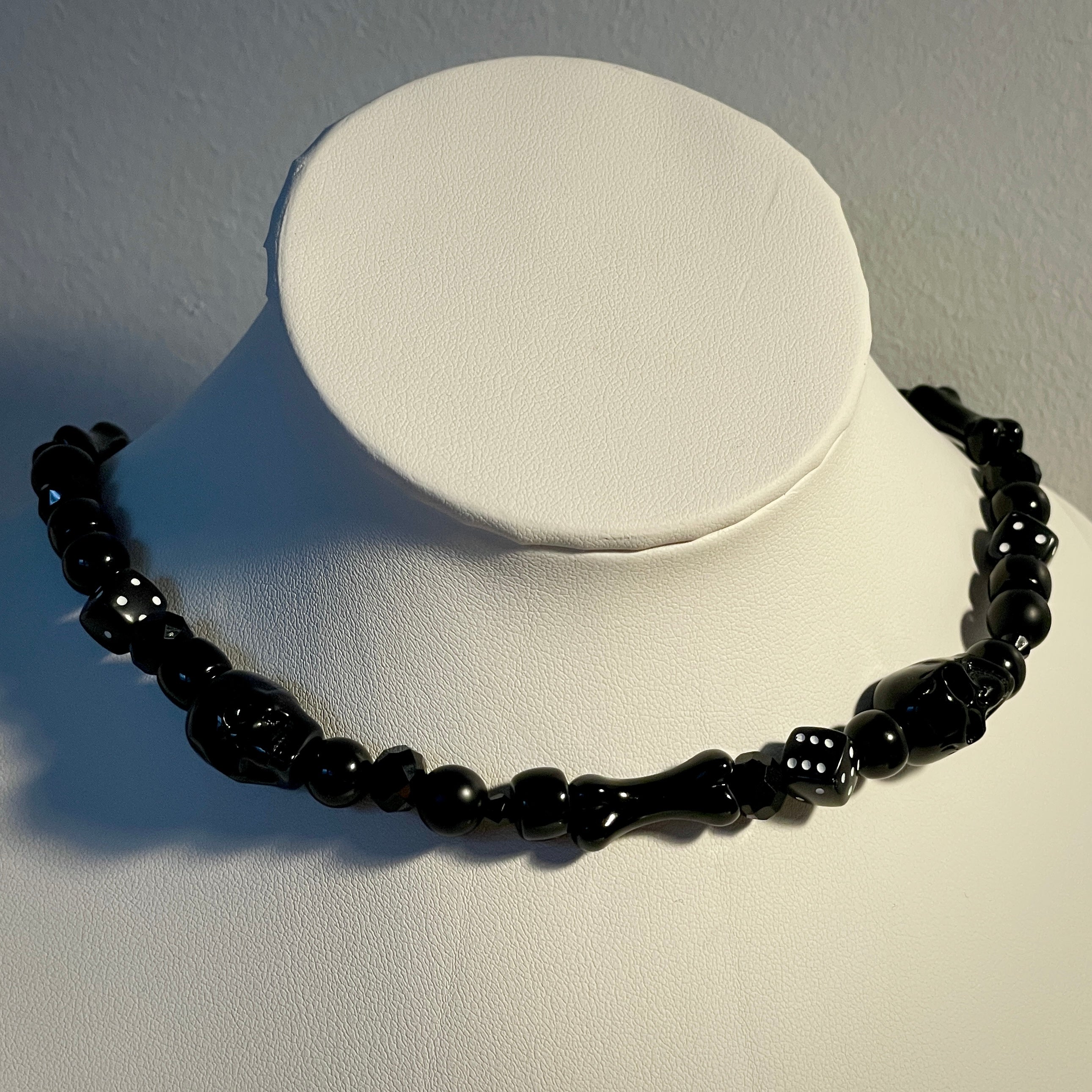 Black Dice Necklace