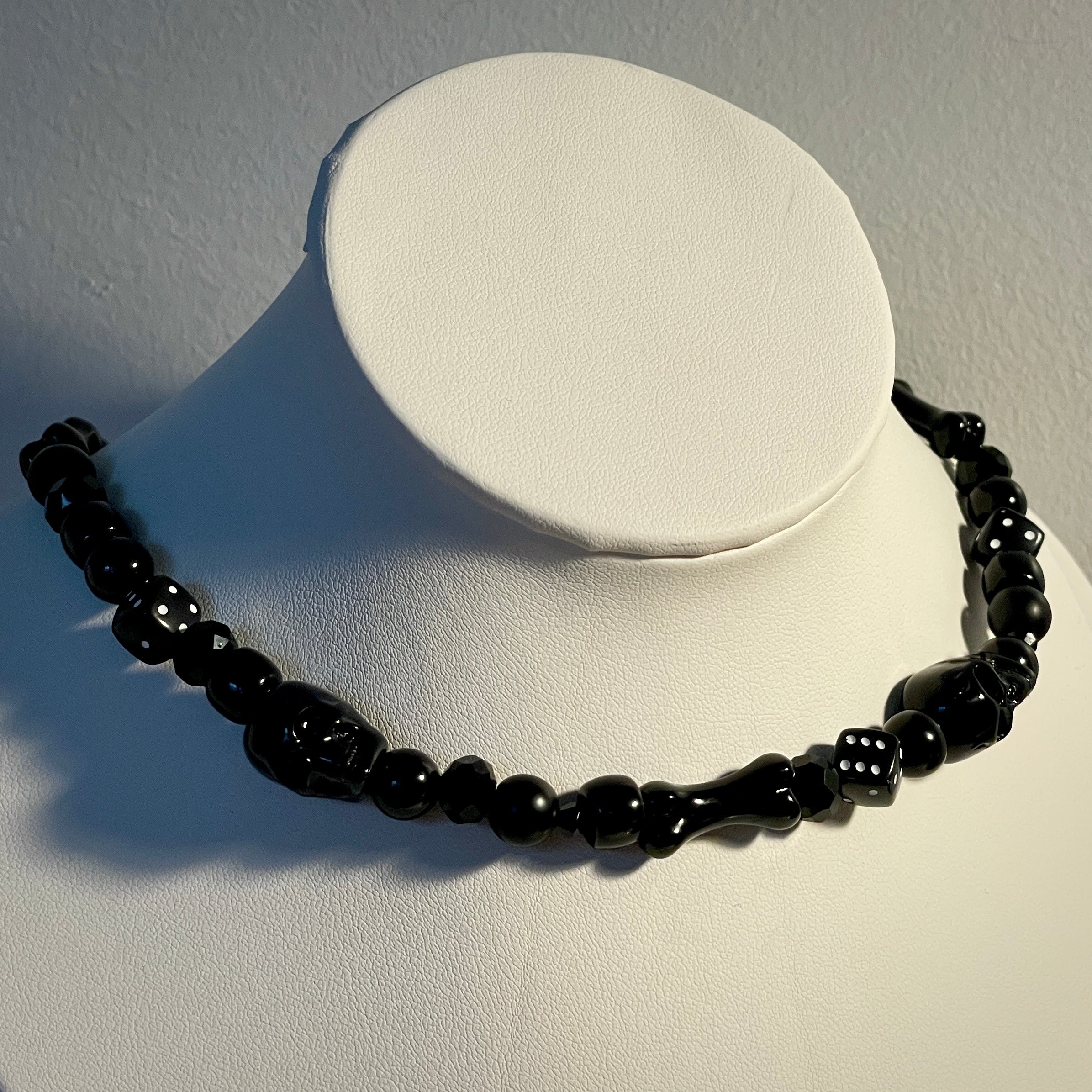 Black Dice Necklace